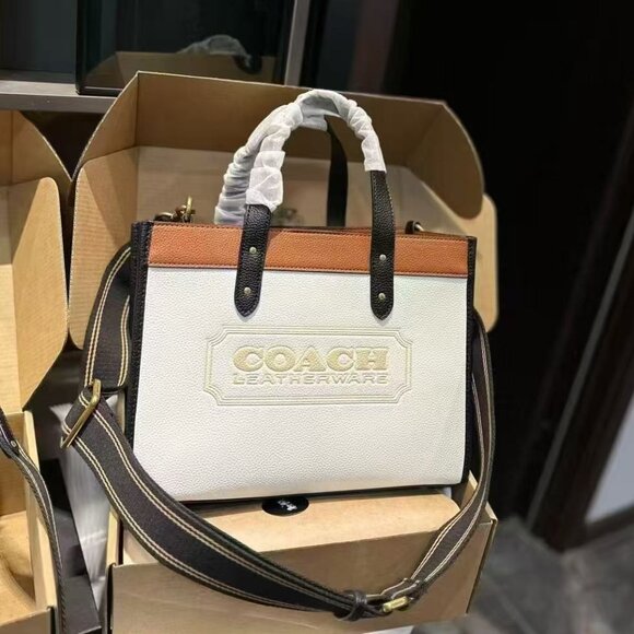 Coach Colorblock Tote Crossbody Bag - Picture 1 of 9